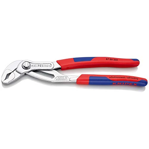 Oferta limitowana: KNIPEX Cobra Szczypce nastawne do rur nowej generacji chromowany z wąskimi, wielokomponentowymi nasadkami 250 mm, 87 05 250 z 163.86 zł na 163.86 zł (oszczędź 0.00%)
