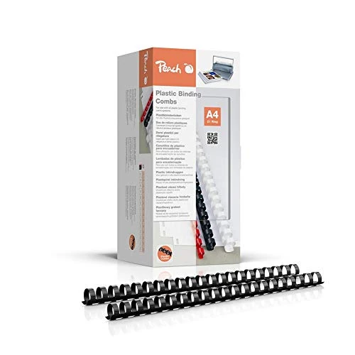 Oferta limitada: Peach Binding Combs 16 mm, for 145 A4 sheets, black, 100-pack - PB416-02 de 18.20 € a 18.20 € (ahorro 0.00%)