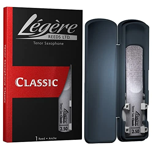 Limited-time offer: Légère Reeds - Tenor Saxophone Reed, Classic, Strength 2.50 (TS2.50) - Easy-playing, Durable, Synthetic Student Saxophone Reed from $27.00 to $24.99 (save 7%)