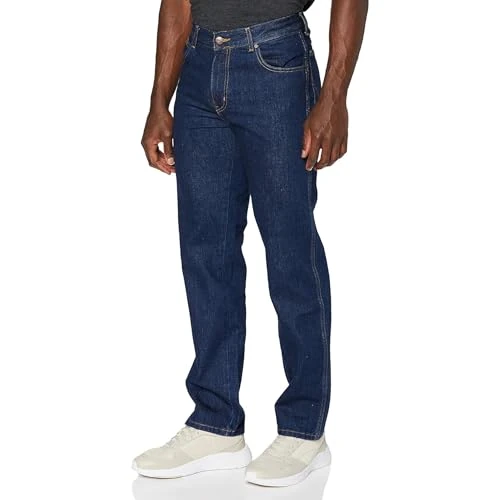 Offre limitée : Wrangler Texas, Jean Droit Homme, Bleu (Darkstone 009), W34/L30 de 59.95 € à 43.87 € (26.82% de remise)