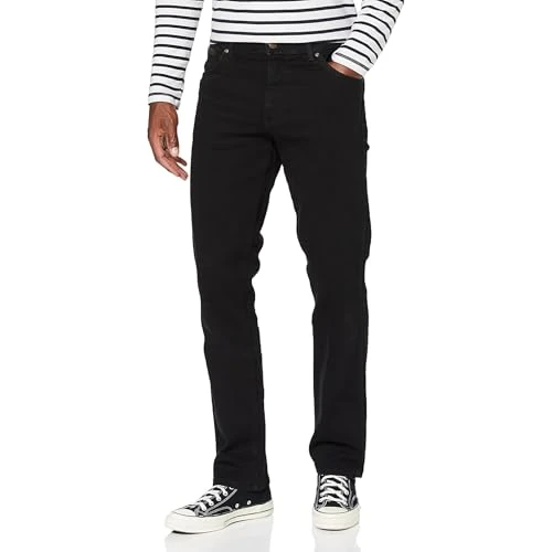 Offerta a tempo: Wrangler Texas, Jeans Uomo, Black Overdye, 32W / 32L - 0.00% da 66.32 € a 66.32 €