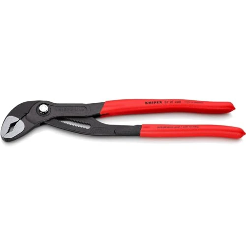 Offerta a tempo: KNIPEX Cobra Pinza regolabile di nuova generazione per tubi e dadi in confezione Self-service bonderizzata grigia Rivestiti in resina, 87 01 300 SB - 0.00% da 41.46 € a 41.46 €