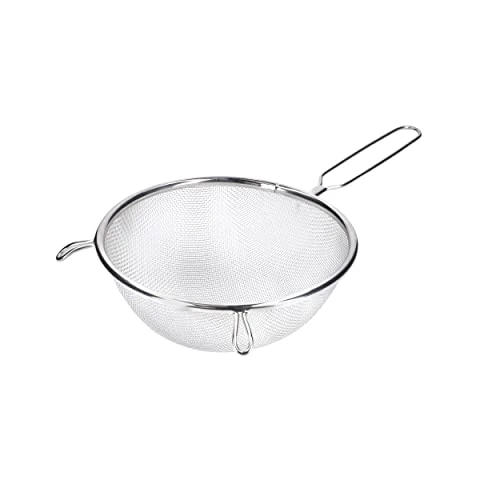 Begrenztes Angebot: KitchenCraft Großes feinmaschiges Metallsieb für die Küche, Rundsieb aus Edelstahl, 18 cm, 1 Stück von 10.76 EUR auf 9.79 EUR (Rabatt 9.9%)