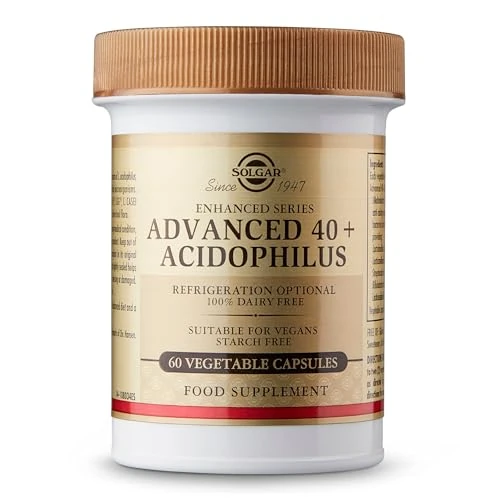 Limited offer: Solgar Advanced 40+ Acidophilus, 60 Vegetable Capsules from 36.80 EUR to 22.16 EUR (save 40%)