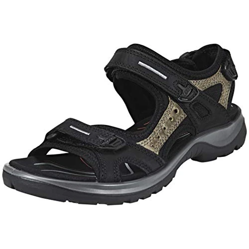 Offre limitee: Ecco Offroad, Sandales de sport femme, Noir (BLACK/MOLE/BLACK 50034), 38 EU de 110.00 EUR a 77.60 EUR (economie 29%)