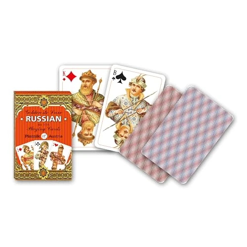 Offre limitée : Piatnik 1134.0 "Russian Golden de Luxe – Single Deck, Jeux de Cartes de 11.97 € à 11.65 € (3% de remise)