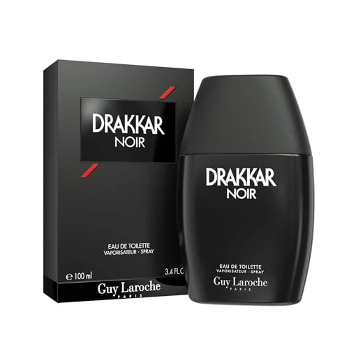 Offerta a tempo: Guy Laroche Drakkar Noir Eau de Toilette Spray da uomo, 3,4 once fluide — 35% da 35,00 € a 22,84 €