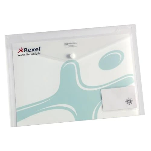 Offre limitée : Rexel 2101663 Pack de 5 Chemises à Pression avec Pochette Carte de Visite A4 de 8.12 € à 8.12 € (0.00% de remise)