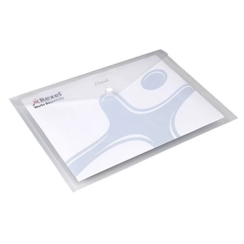 Limited-time offer: Rexel Ice Popper Wallets A4 Clear Landscape Folder (Pack Size 5) from 11.49 £ to 11.49 £ (save 0.00%)
