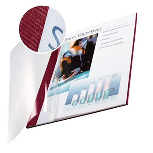 Limited-time offer: Leitz impressBIND Soft Covers, 14.0 mm Spine, Bordeaux, Pack of 10 from 21.28 £ to 21.28 £ (save 0.00%)