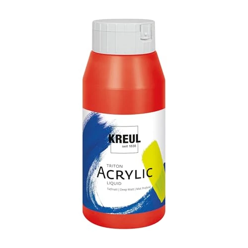 Oferta limitada: KREUL 17003 - Solo Goya Triton Pintura acrílica Rojo Real, Bote 750 ml, Secado rápido y Mate, Pintura al Agua, Calidad de Estudio, Uso versátil de 10.29 EUR a 10.29 EUR (ahorro 0%)