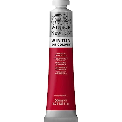 Tijdelijke aanbieding: Winsor & Newton 1437478 Winton fijne olieverf van hoge kwaliteit met gelijkmatige consistentie, lichtecht, hoge dekkingskracht en rijk aan pigmenten - 200ml Tube, Permanent Crimson Lake van 16.41 EUR naar 12.47 EUR (korting 24%)