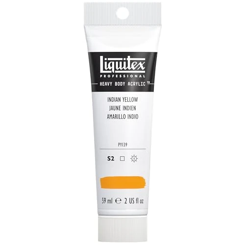 Offre limitée : Liquitex Professional Acrylique Heavy Body 59 ml Jaune indien Série 2 de 12.19 € à 12.19 € (0.00% de remise)