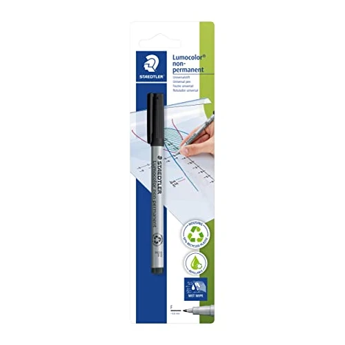 Offre limitée : Staedtler Lumocolor 316 - Blister 1 Feutre Non-Permanent Pointe Fine 0,6 Mm Noir de 2.19 € à 2.09 € (5% de remise)