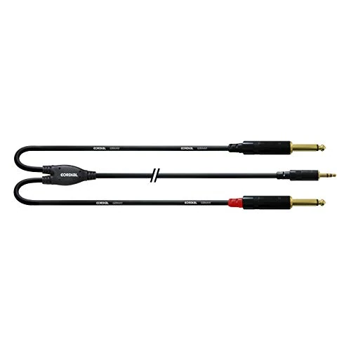 Offre limitée : CORDIAL CABLES Câble Y bretelle minijack stéréo/2 jack mono 6 m CÂBLES BRETELLE Essentials Mini-Jack / Jack de 14.60 € à 14.60 € (0.00% de remise)