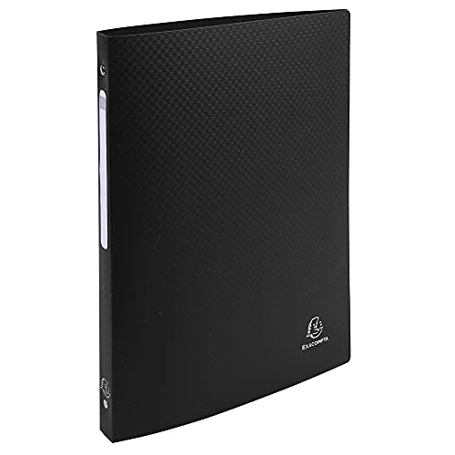 Limited-time offer: Exacompta - ref. 51191E - 1 flexible binder with OPAK label - 4 round rings, diameter 15 mm - Spine 20 mm - External dimensions: 32 x 25 cm - A4 file format - Colour: black from 5.15 £ to 4.51 £ (save 12%)