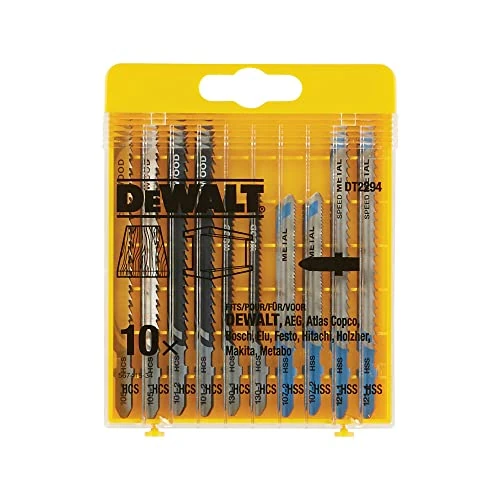 DEWALT DT2294-QZ - Set 10 pezzi per tagli su legno/metallo