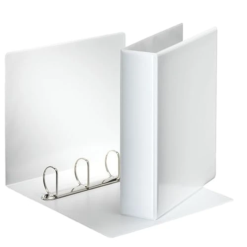 Offerta a tempo: Esselte ESSENTIALS Raccoglitore 4 anelli a D Dorso 7.7 cm 22 x 30 cm Bianco - 31% da 14.99 € a 10.41 €
