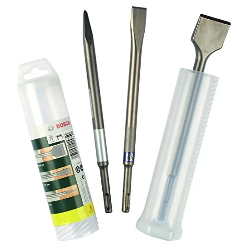 Limited-time offer: Bosch 2607019457 3-Piece SDS Plus Chisel Set, Silver from 24.89 £ to 18.82 £ (save 24%)