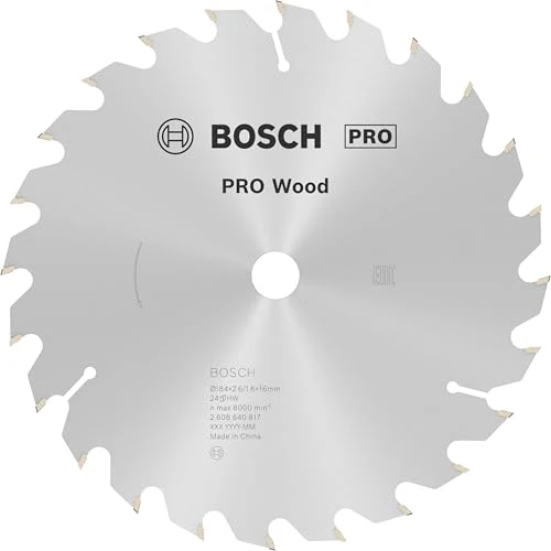 Offerta a tempo: Bosch 1x Lama per sega circolare PRO Wood a filo per seghe portatili (per Legno tenero, Legno duro, Ø mm, Professional Accessorio Sega circolare portatile) - 0.00% da 27.99 € a 27.99 €