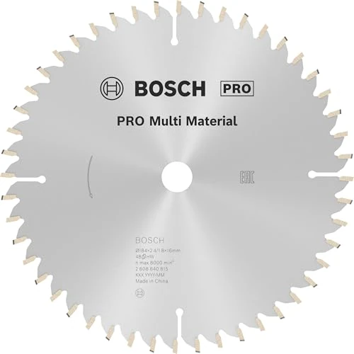 Oferta limitada: Bosch 2 608 640 815 - Hoja de sierra circular Multi Material - 184 x 16 x 2,4 mm, 48 (pack de 1) de 39.65 € a 39.65 € (ahorro 0.00%)