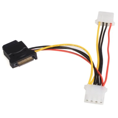 StarTech.com Câble d'alimentation adaptateur SATA vers LP4 avec 2 LP4 supplémentaires (LP4SATAFM2L)