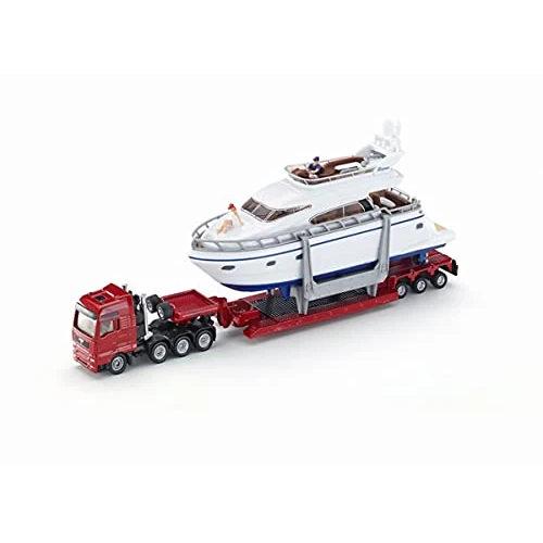 Offerta a tempo: siku 1849, Autocarro con yacht su semirimorchio ribassato — 32% da 33,99 € a 23,03 €