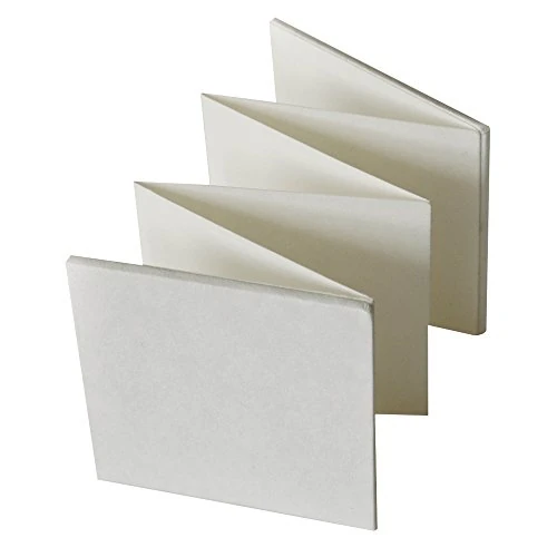 Limited-time offer: Rayher 8189100 Scrapbook with Plain White Fanfold Pages, Accordion Style Mini Album, 13.5 x 13.5 cm from 4.55 £ to 4.55 £ (save 0.00%)