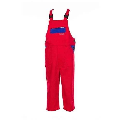 Limited offer: Planam 165098 Children's Dungarees, 98/104, Mid Red from 26.03 EUR to 26.03 EUR (save 0%)