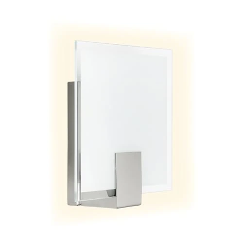 BRILLIANT lampe Sonian applique murale carré fer/blanc | 1x C35, E14, 40W, adapté aux lampes à bougie (non incluses) | Échelle A ++ à E | Convient aux lampes LED