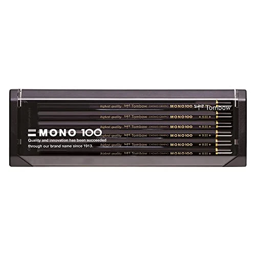 Offerta a tempo: Tombow MONO-100-8H - Matite Mono 100, durezza 8H, set da 12 pezzi - 0.00% da 19.03 € a 19.03 €