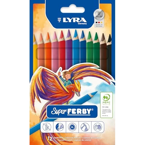 Oferta limitada: LYRA Super Ferby Lápices de colores, caja de cartón, 12 unidades de 18.60 € a 18.60 € (ahorro 0.00%)