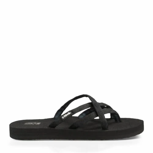 Offre limitée : Teva Olowahu Women's Flip Flop, Black (536 Mix B On Black), 7 UK de 40.00 € à 40.00 € (0.00% de remise)