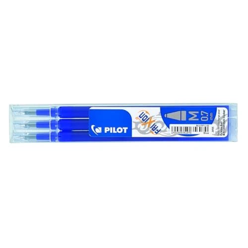 Offerta a tempo: Pilot BLS-FR7-L-S3 Frixion Ball Refill per Penna a Sfera, 0.7 mm, Confezione da 3, Blu - 7% da 7.50 € a 6.99 €