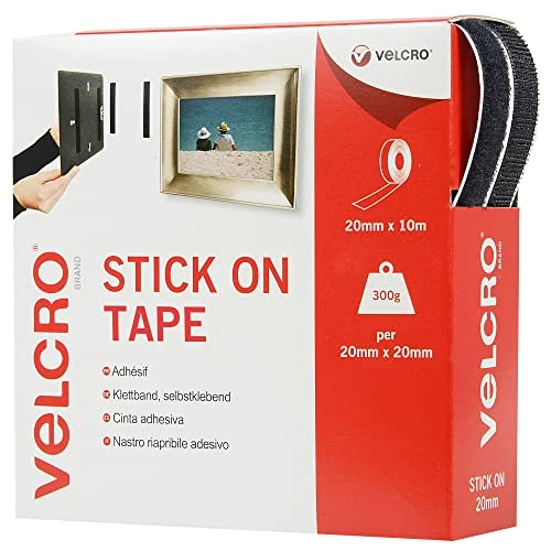 Offre limitée : Velcro Marque, Ruban Adhésif Auto-Agrippant À Crochets Et Boucles, Qui Se Coupe À La Longueur Désirée & Parfait Pour La Décoration De Pièce, Maison, Bureau, Dans Le Garage, Noir 20 Mm X 10 M de 22.99 € à 22.99 € (0.00% de remise)