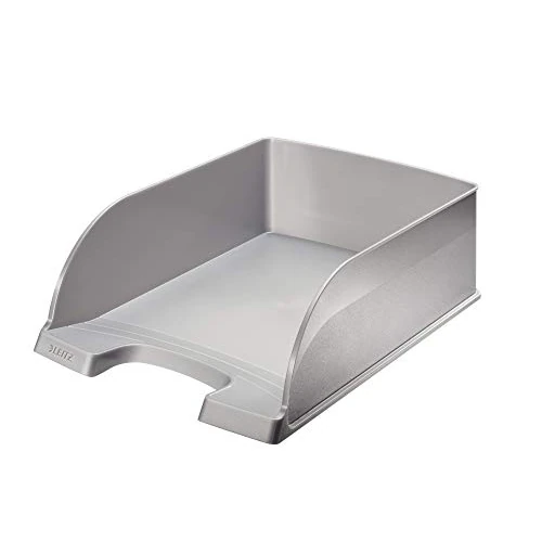 Limited offer: Leitz A4 Letter Tray, Jumbo, Silver, Plus Range, 52330084 from 15.66 EUR to 12.91 EUR (save 18%)