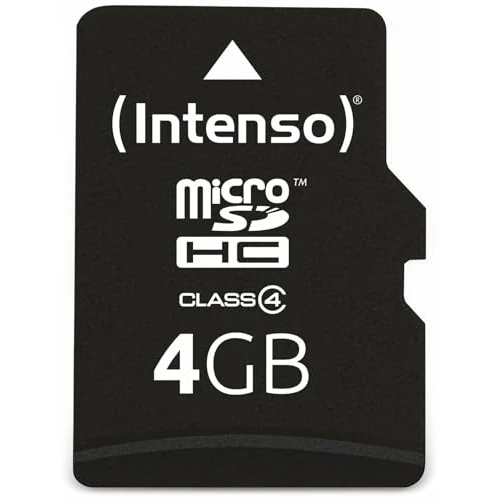 Limited offer: Intenso Microsdhc Memory Card, Class 4, 4 GB, Black from 7.98 EUR to 5.65 EUR (save 29%)