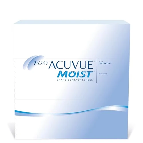 Offerta a tempo: Acuvue 1-DAY Acuvue MOIST con tecnologia LACREON; Lenti a contatto giornaliere; Protezione UV;+5.25 diottrie; BC 9.0; DIA 14.20; 90 lenti - 0% da 45.49 € a 45.49 €
