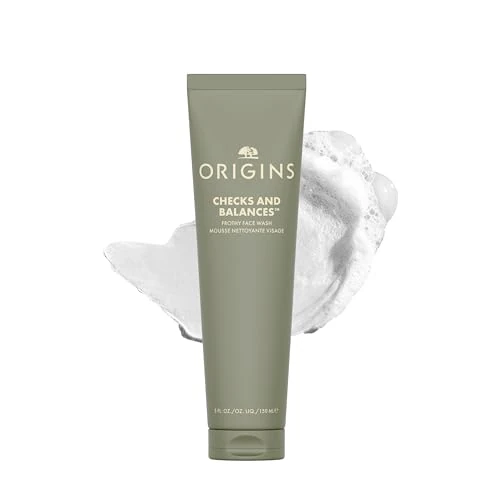 Offre limitée : Origins Checks and Balances Gommage visage à la tourmaline, Nettoyant doux pour le visage pour tous les types de peau, Contient de la menthe, 150 ml de 26.00 € à 20.85 € (20% de remise)