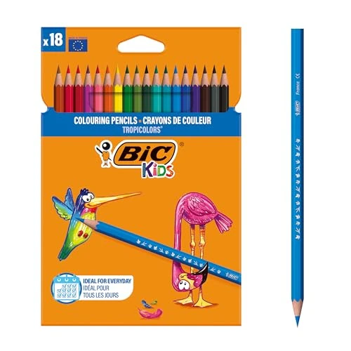 Limited-time offer: BIC Kids Tropicolors 2 Colouring Pencils 18 Pack from 8.49 GBP to 8.49 GBP (save 0%)