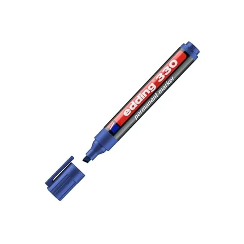 Offre limitée : edding 330 Marqueur permanent - bleu - 10 stylos - pointe biseautée 1-5 mm - sèche vite, résiste à l'eau et aux frottements - pour carton, plastique, bois, métal, verre de 14.04 € à 14.04 € (0.00% de remise)