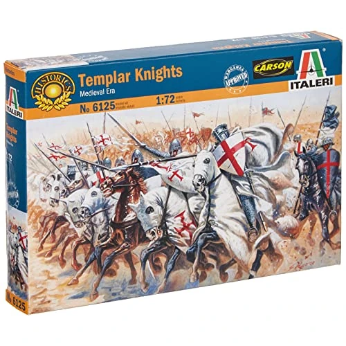 Offerta a tempo: Italeri 6125 - Medieval Era: Templar Knights modellismo soldatini Scala 1:72 - 13% da 12.59 € a 10.96 €