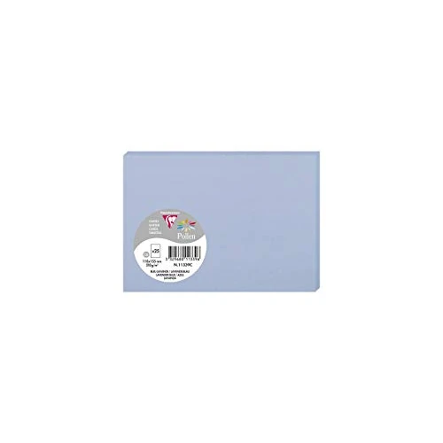 Oferta limitada: Clairefontaine 11339 C Pollen – Paquete de 25 Sobres 11 x 15,5 cm, azul lavanda de 6.14 € a 6.14 € (ahorro 0.00%)
