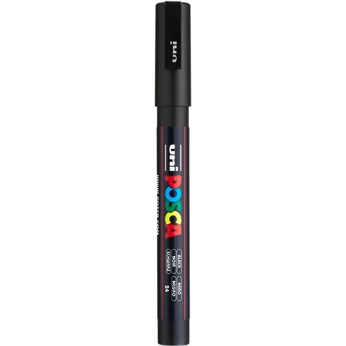 Limited-time offer: Posca Marker 3M in Black, Pens for Art Supplies, School, Rock Art, Fabric, Paint Pen, Art, Posca Markers from $5.41 to $5.41 (save 0.00%)