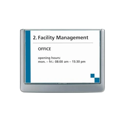 Offerta a tempo: Durable Targa Fuori Porta Click Sign, per Ufficio, grafite, 486137 - 8% da 17.99 € a 16.58 €