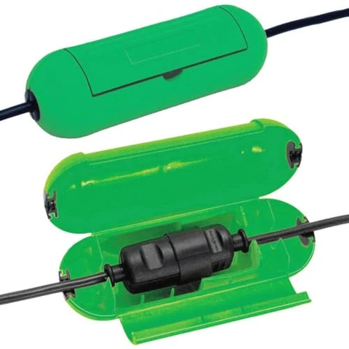 Offerta a tempo: Brennenstuhl Safe-Box / Scatola protettiva per il cavo di connessione - Colore Verde - 53% da 12.18 € a 5.69 €