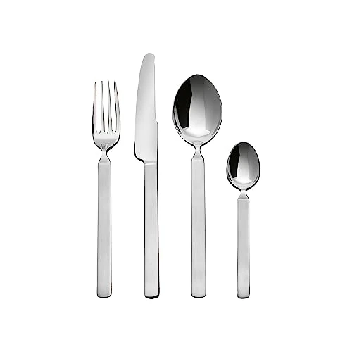 Oferta limitada: Alessi Dry 4180S24 - Servicio de Cubiertos de Diseño en Acero Inoxidable 18/10, 24 Piezas de 275.00 € a 182.30 € (ahorro 34%)
