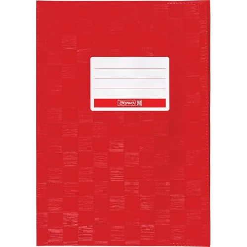 Offerta a tempo: Baier & Schneider - Copertina per libri e quaderni, formato A5, 15,5 x 22,0 cm, colore: Rosso intenso - 13% da 6.08 € a 5.28 €