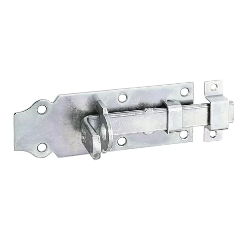 Offre limitée : Alberts 116767 Verrou porte-cadenas | droit, avec poignée plate et gâche attachée | passivé | platine 120 x 44 mm de 7.26 € à 7.26 € (0.00% de remise)