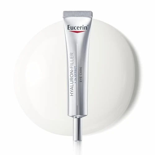 Offerta a tempo: Eucerin Hyaluron-Filler Contorno Occhi SPF15 15 ml, Crema contorno occhi antirughe e antiage, Formula con Acido Ialuronico e protezione UVA SPF 15 per tutti i tipi di pelle - 44% da 24.80 € a 14.00 €